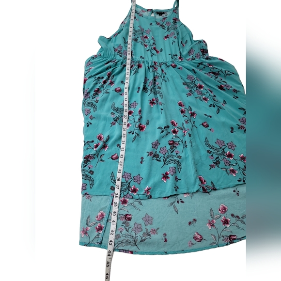 Torrid Midi Hi-Lo Challis High Neck Dress Size 3 (3X) - Picture 9 of 16